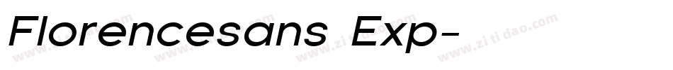 Florencesans Exp字体转换